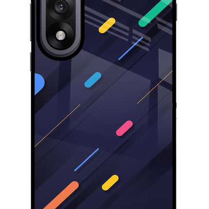 Abstract Design OnePlus Nord 5 Glass Case Back Cover by Casekaro