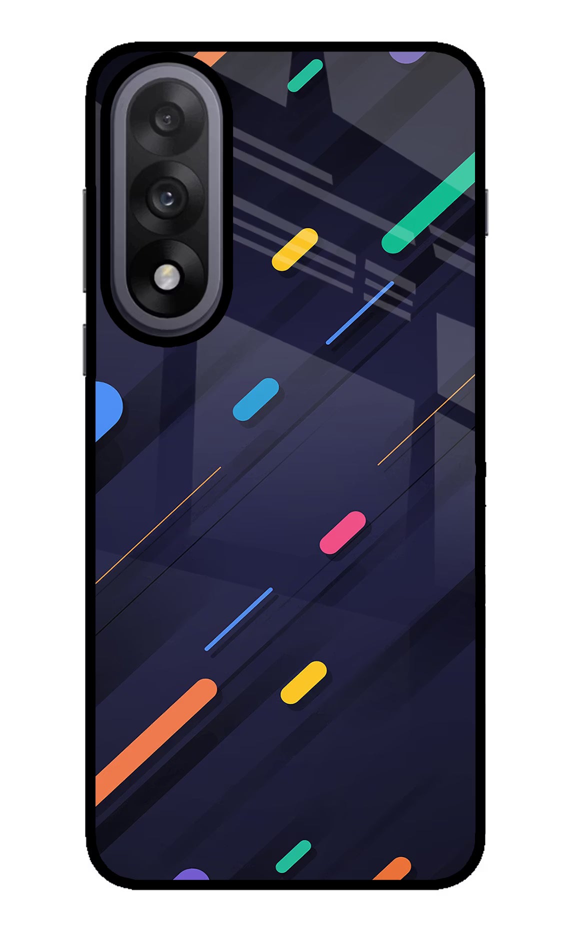 Abstract Design OnePlus Nord 5 Glass Case Back Cover by Casekaro