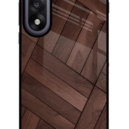 Wooden Texture Design OnePlus Nord 5 Glass Case