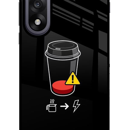 Coffee OnePlus Nord 5 Glass Case Back Cover by Casekaro