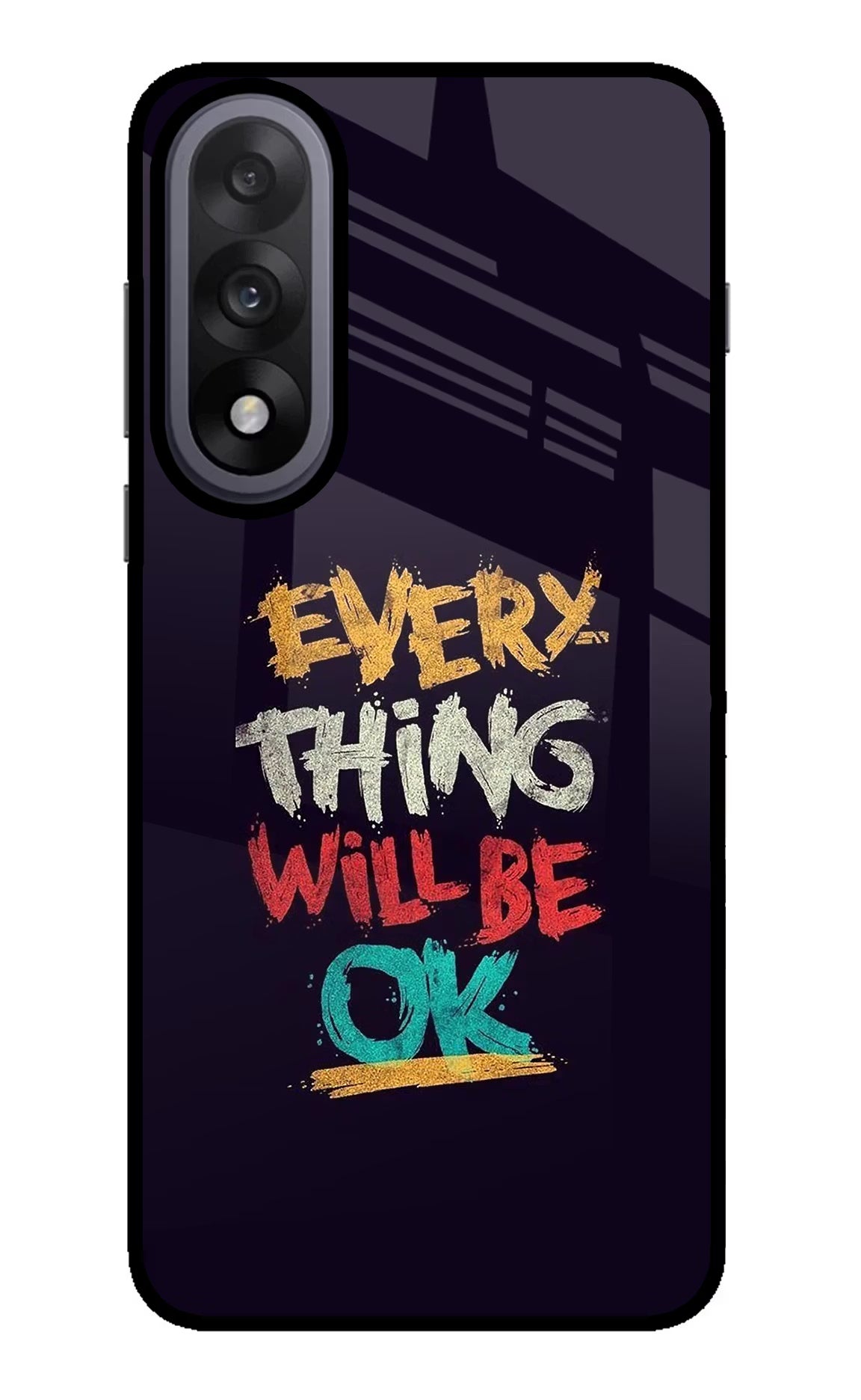 Everything Will Be Ok OnePlus Nord 5 Glass Case Back Cover by Casekaro