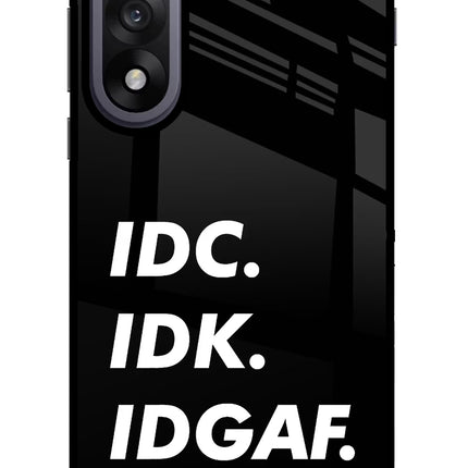 Idc Idk Idgaf OnePlus Nord 5 Glass Case