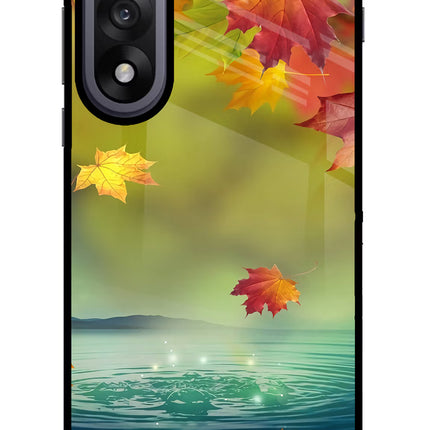 Flowers OnePlus Nord 5 Glass Case Back Cover by Casekaro