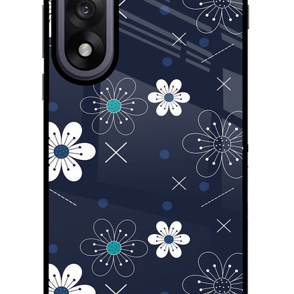 Flowers OnePlus Nord 5 Glass Case Back Cover by Casekaro