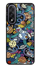 Space Abstract OnePlus Nord 5 Glass Case
