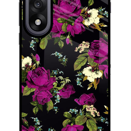 Flowers OnePlus Nord 5 Glass Case Back Cover by Casekaro