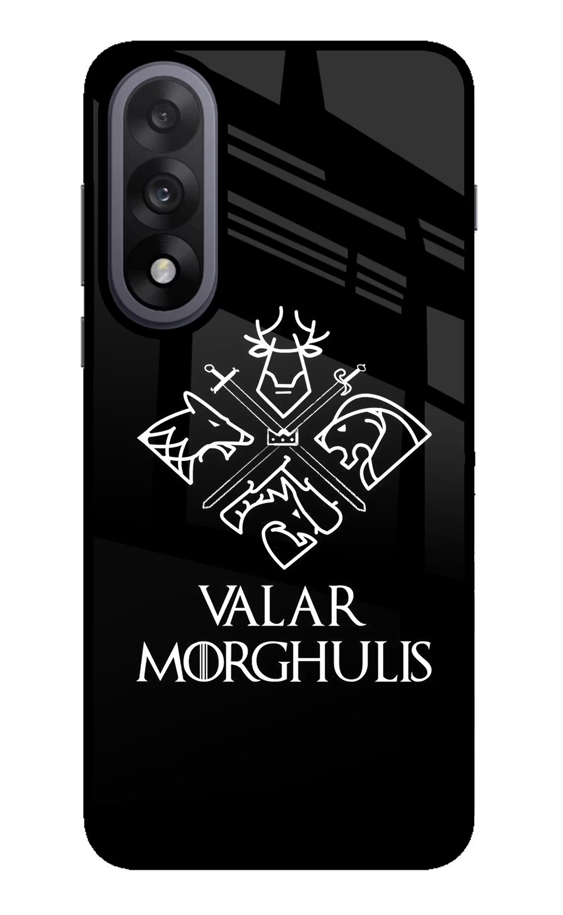 Valar Morghulis | Game Of Thrones OnePlus Nord 5 Glass Case Back Cover by Casekaro