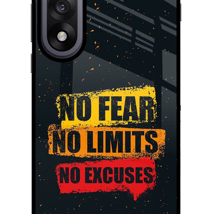 No Fear No Limits No Excuse OnePlus Nord 5 Glass Case