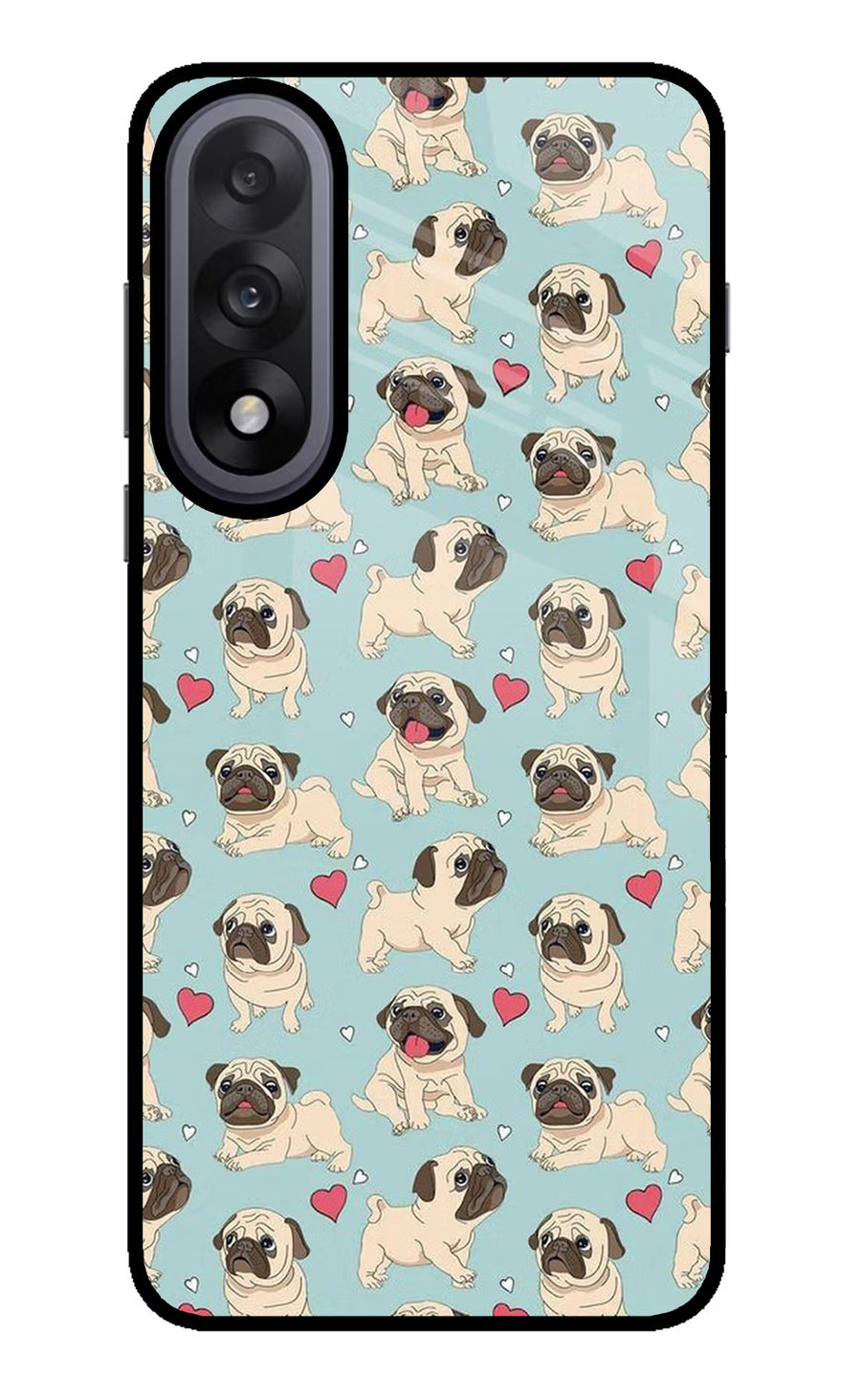 Pug Dog OnePlus Nord 5 Back Cover, Metal case
