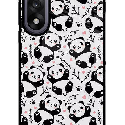 Cute Panda OnePlus Nord 5 Glass Case