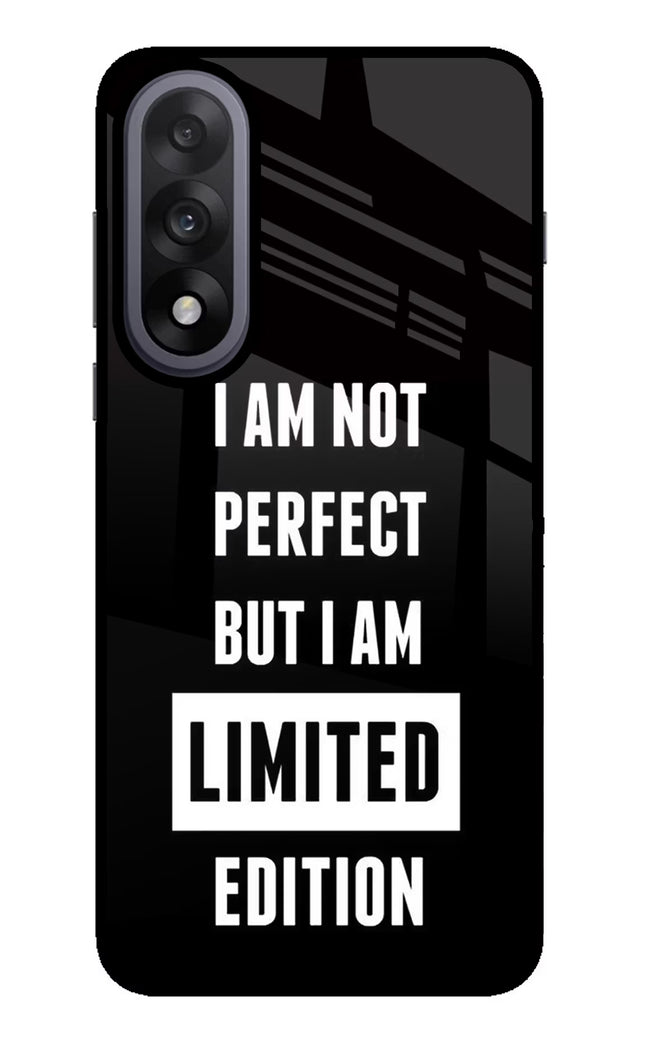 I Am Not Perfect But I Am Limited Edition OnePlus Nord 5 Glass Case