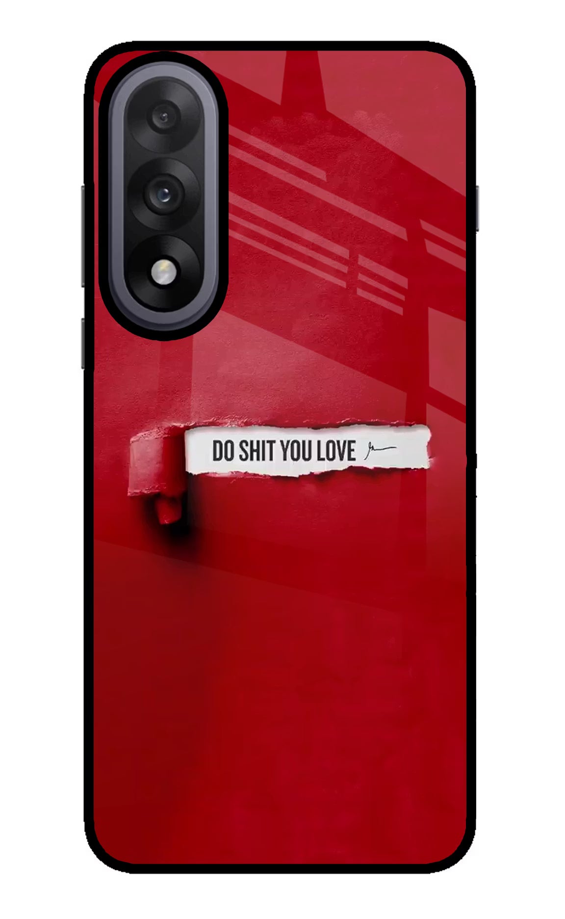 Do Shit You Love OnePlus Nord 5 Glass Case Back Cover by Casekaro