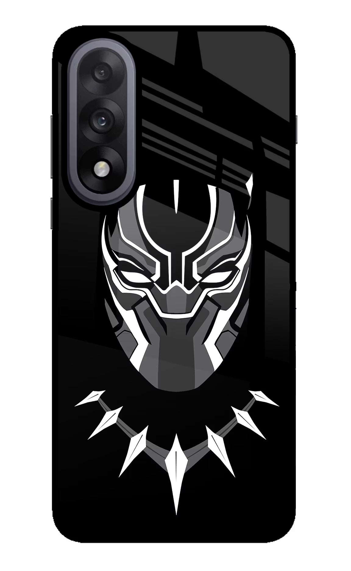 Black Panther OnePlus Nord 5 Glass Case Back Cover by Casekaro