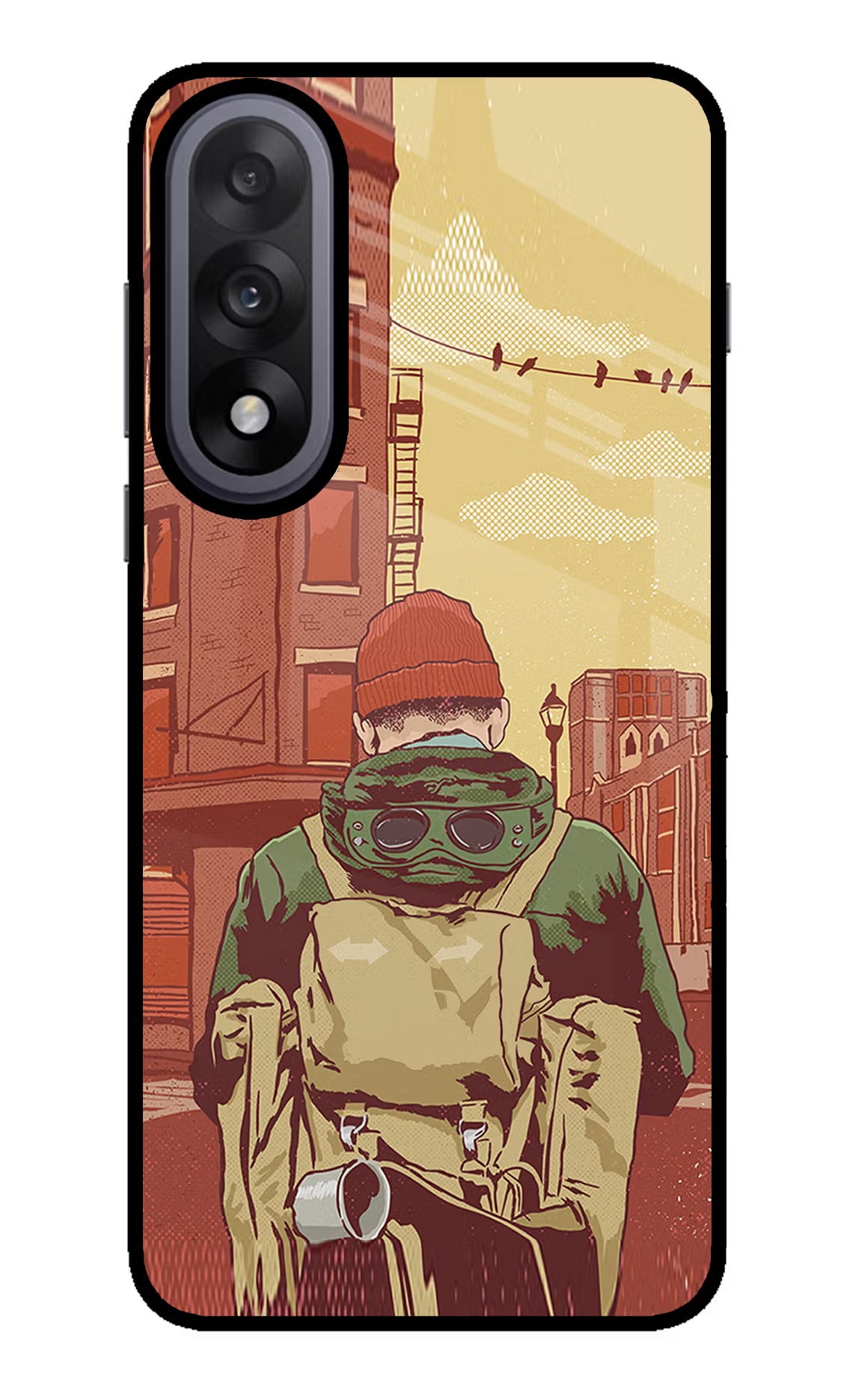Adventurous OnePlus Nord 5 Glass Case Back Cover by Casekaro