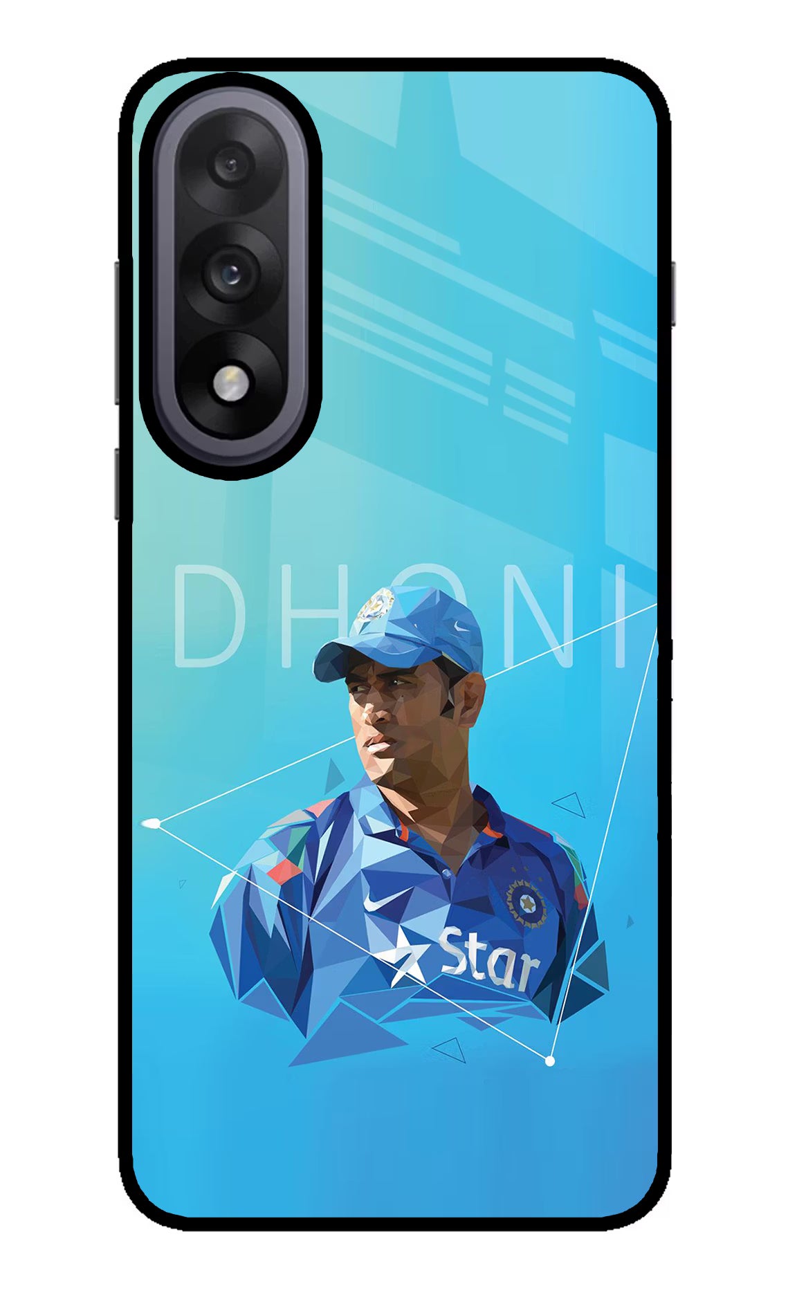 Dhoni Artwork OnePlus Nord 5 Glass Case