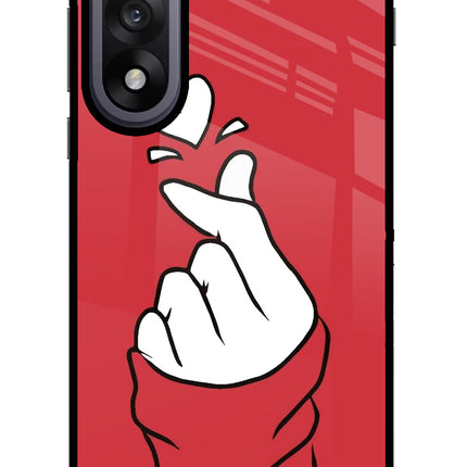Korean Love Sign OnePlus Nord 5 Glass Case