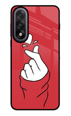 Korean Love Sign OnePlus Nord 5 Glass Case