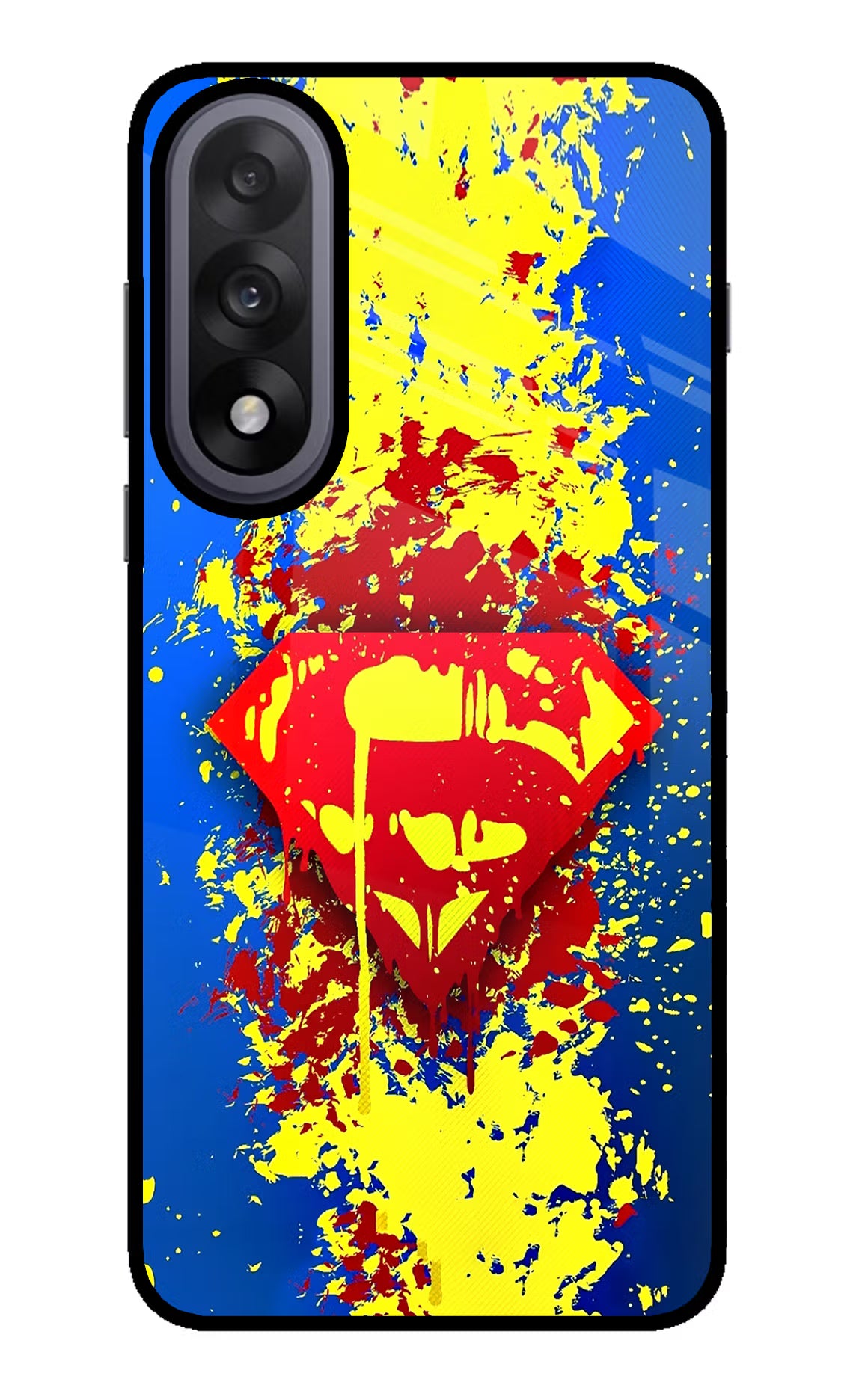 Superman logo OnePlus Nord 5 Glass Case Back Cover by Casekaro