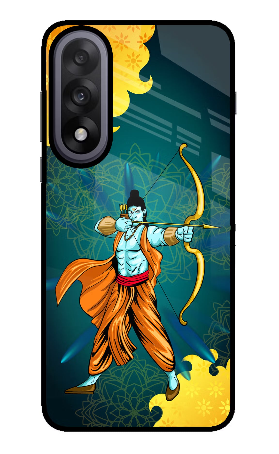 Lord Ram - 6 OnePlus Nord 5 Glass Case Back Cover by Casekaro