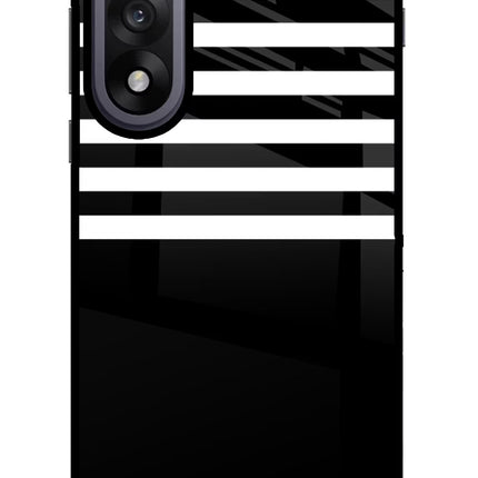 Black and White Print OnePlus Nord 5 Glass Case
