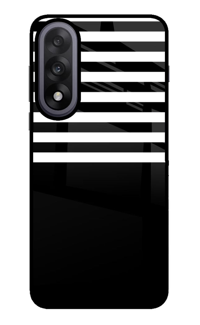 Black and White Print OnePlus Nord 5 Glass Case