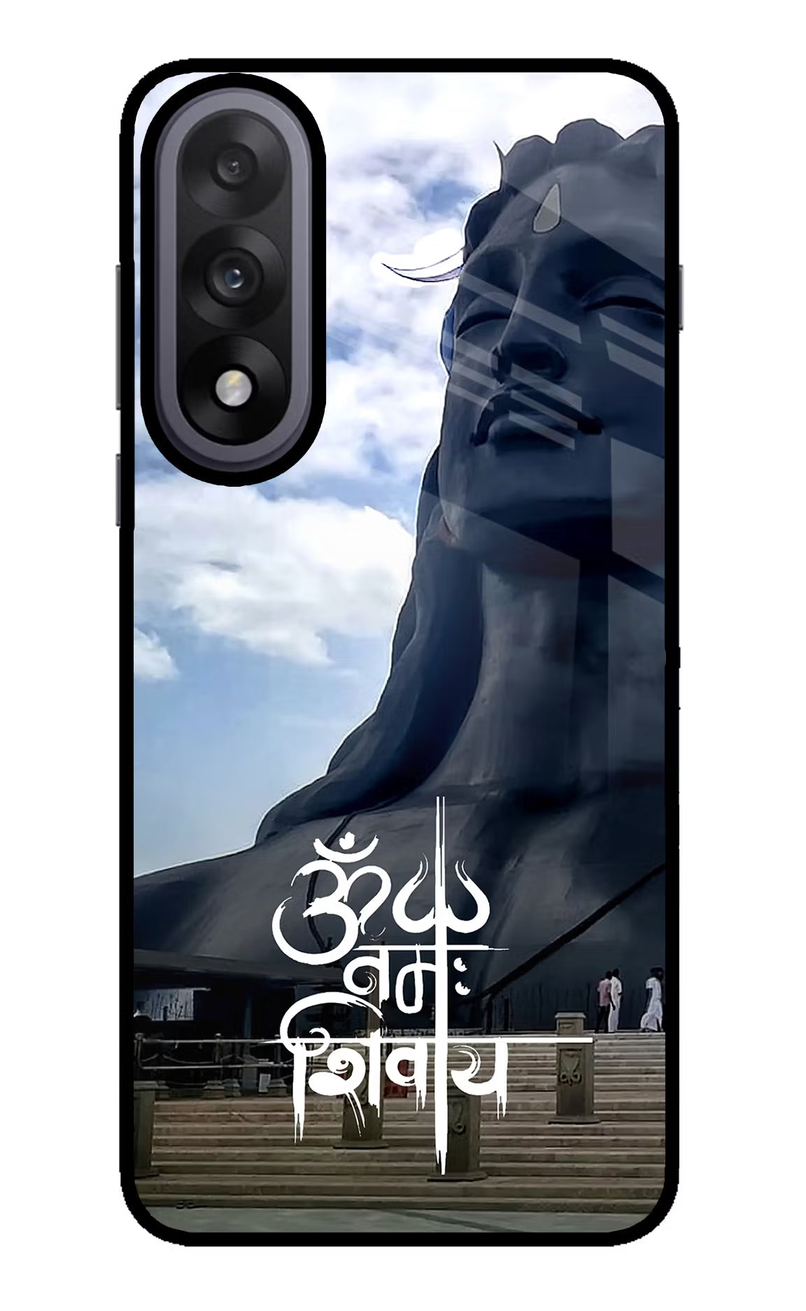 Om Namah Shivay OnePlus Nord 5 Glass Case Back Cover by Casekaro