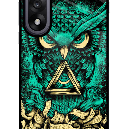 Green Owl OnePlus Nord 5 Glass Case