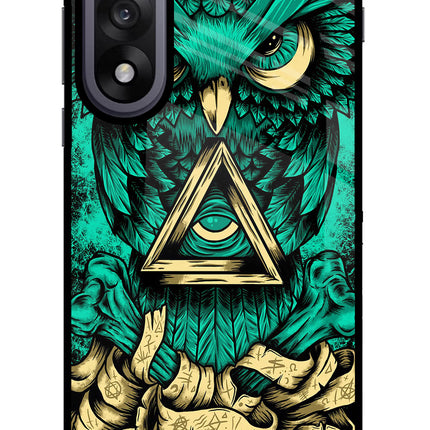 Green Owl OnePlus Nord 5 Glass Case