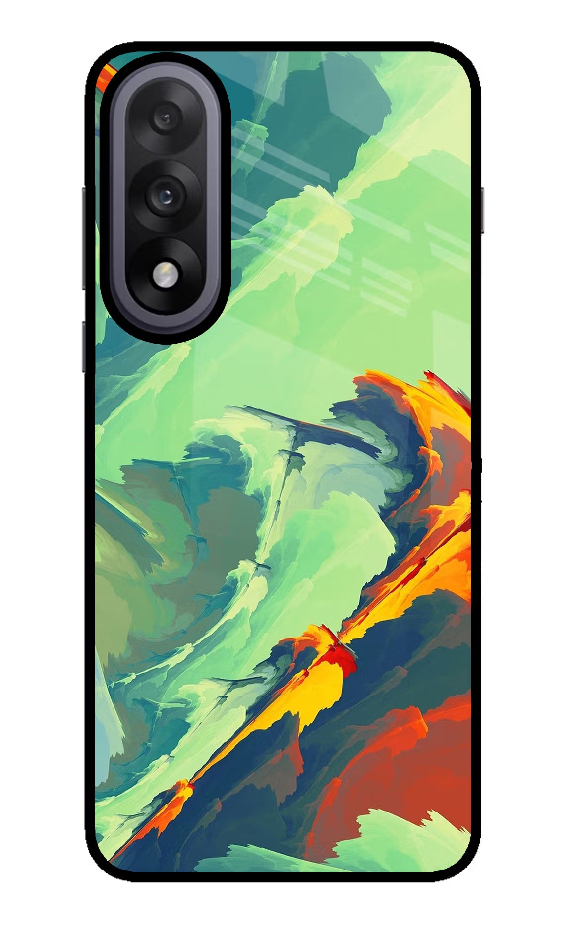 Paint Art OnePlus Nord 5 Glass Case Back Cover by Casekaro