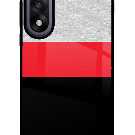 Tri Color Pattern OnePlus Nord 5 Glass Case