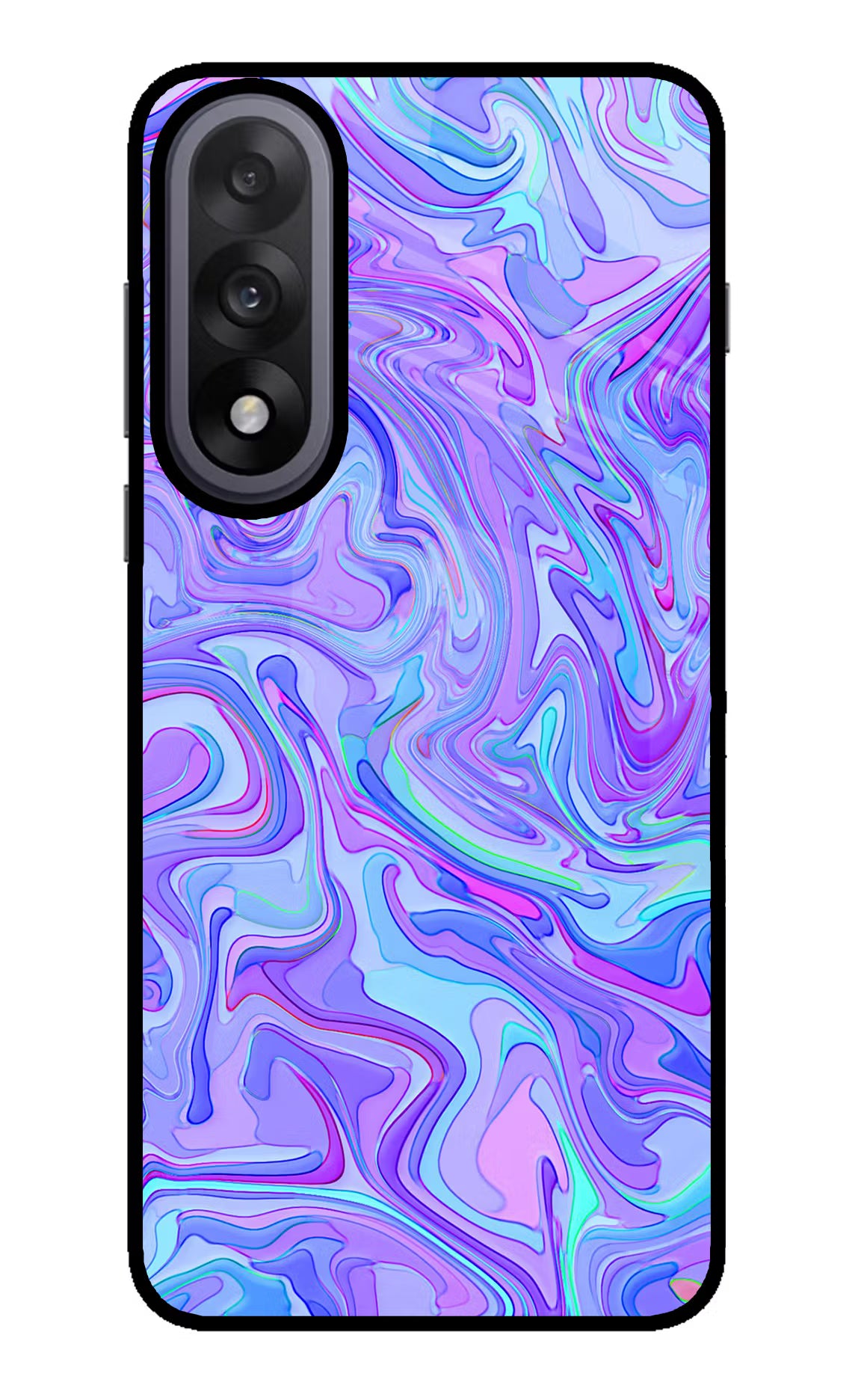 Glitter OnePlus Nord 5 Glass Case Back Cover by Casekaro