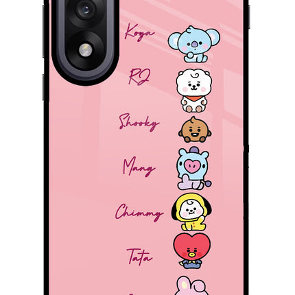 BTS names OnePlus Nord 5 Glass Case