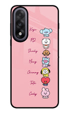 BTS names OnePlus Nord 5 Glass Case