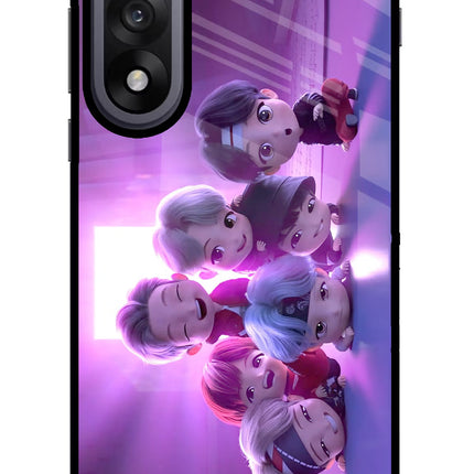 BTS Chibi OnePlus Nord 5 Glass Case