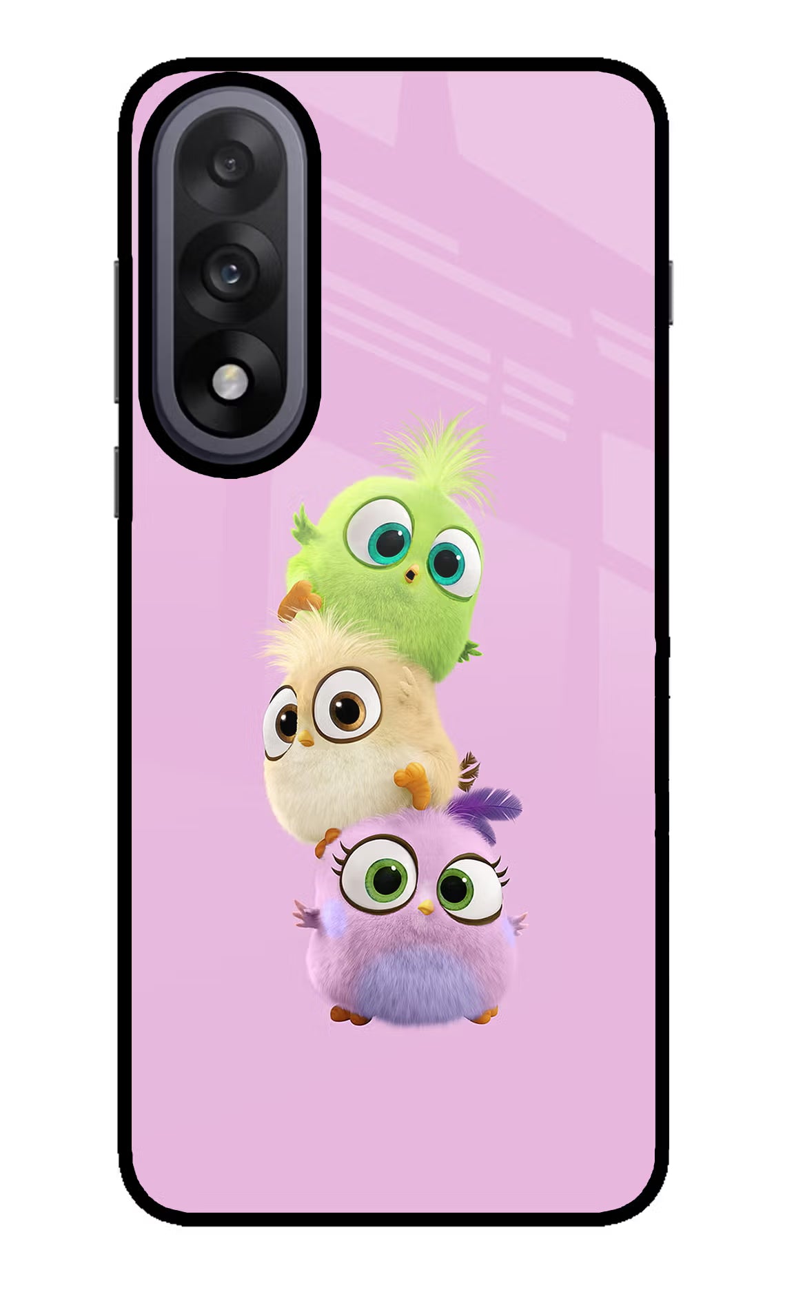 Cute Little Birds OnePlus Nord 5 Glass Case Back Cover by Casekaro