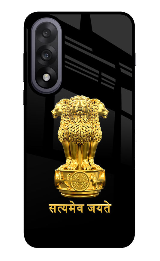 Satyamev Jayate Golden OnePlus Nord 5 Glass Case