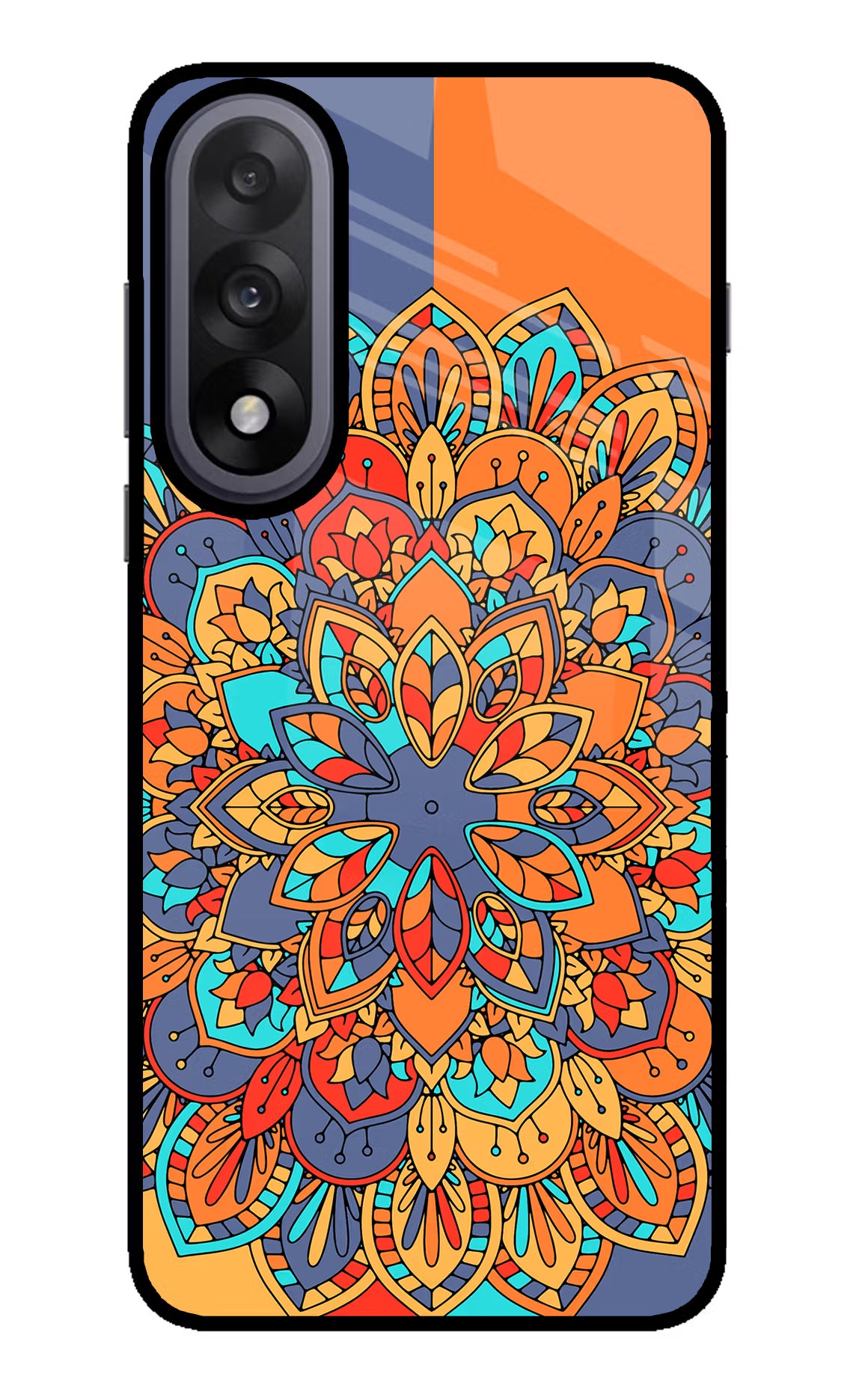 Color Mandala OnePlus Nord 5 Glass Case Back Cover by Casekaro
