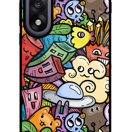 Veggie Doodle OnePlus Nord 5 Glass Case