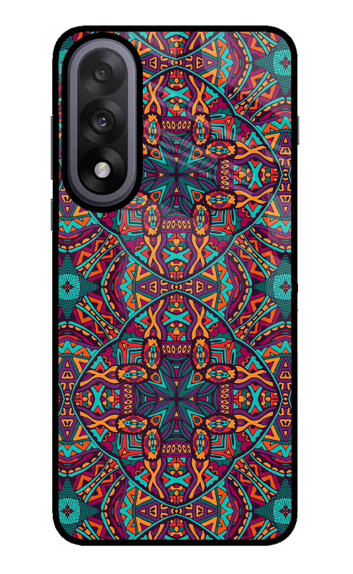 Colour Mandala OnePlus Nord 5 Glass Case Back Cover by Casekaro