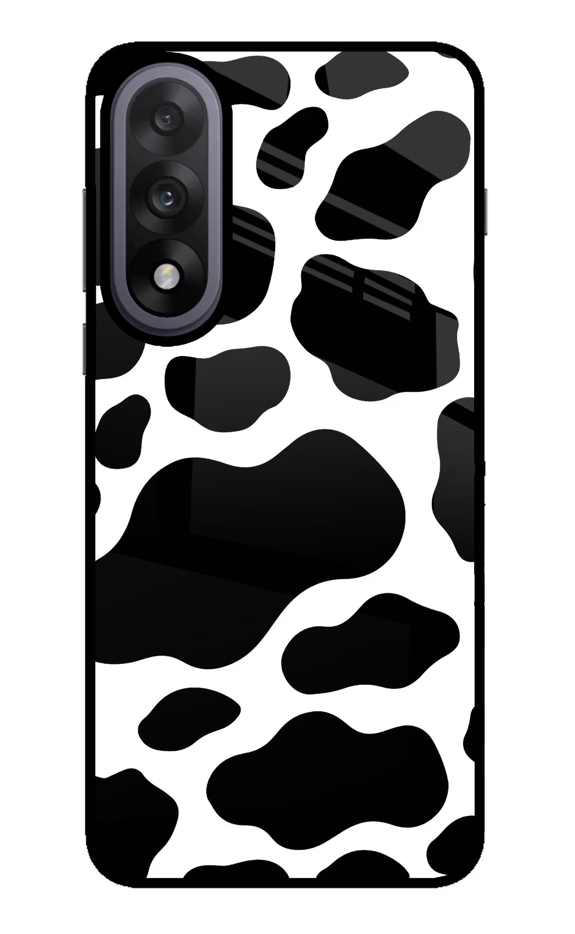 Cow Spots OnePlus Nord 5 Glass Case Back Cover by Casekaro