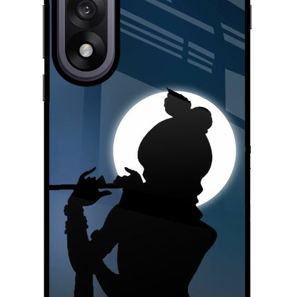 Shri Krishna Silhouette OnePlus Nord 5 Glass Case