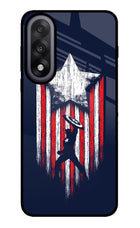 Captain America Marvel Art OnePlus Nord 5 Glass Case