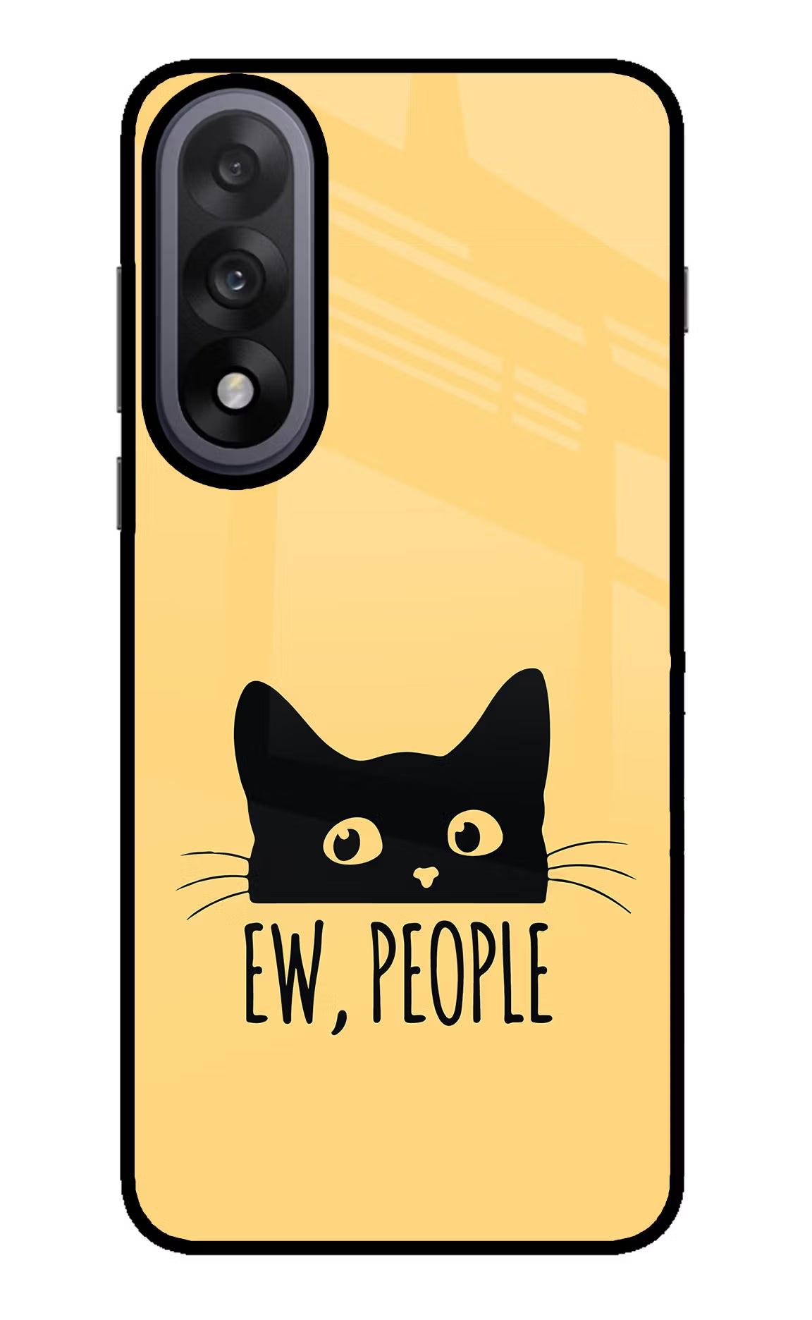 Ew People Catitude OnePlus Nord 5 Glass Case Back Cover by Casekaro