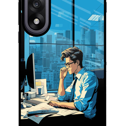 Focused Hustler (AI Generated) OnePlus Nord 5 Glass Case
