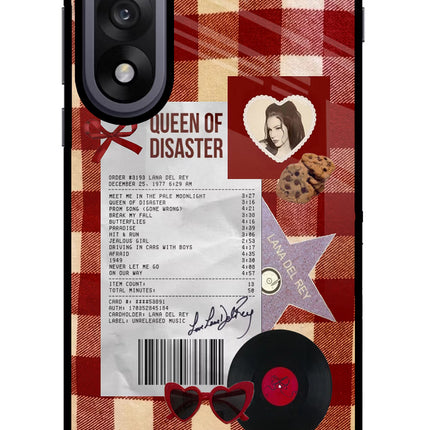 Queen of Disaster OnePlus Nord 5 Glass Case Back Cover by Casekaro
