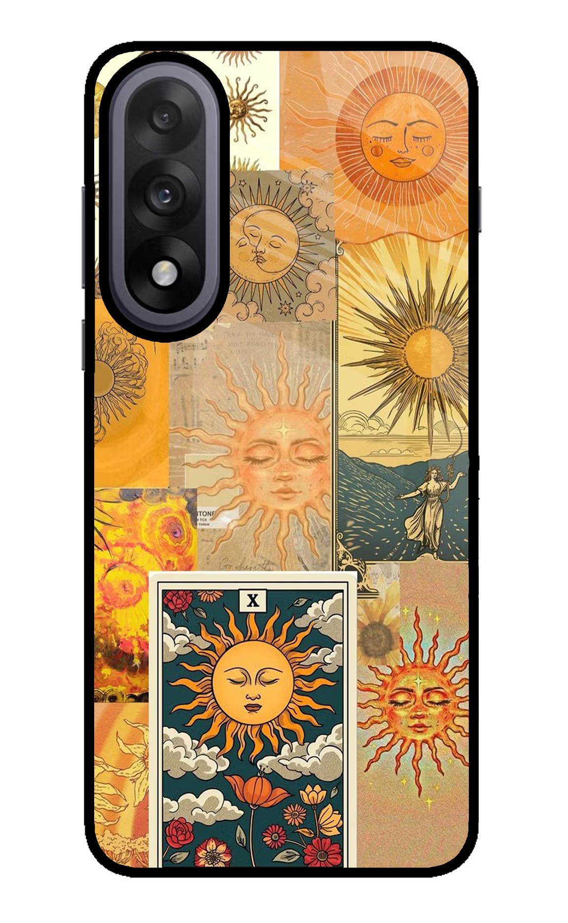 Sun OnePlus Nord 5 Glass Case Back Cover by Casekaro