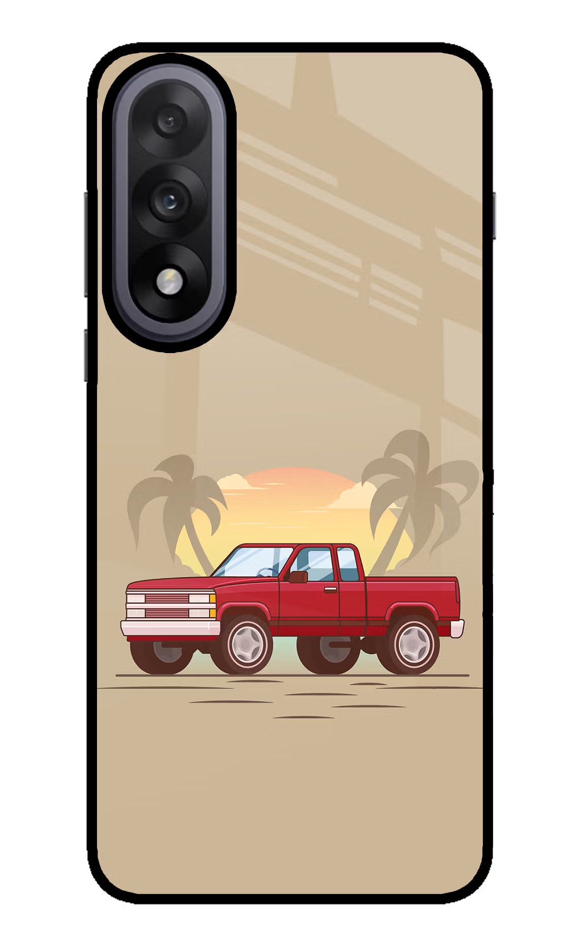 Desert Classic Drive OnePlus Nord 5 Glass Case Back Cover by Casekaro