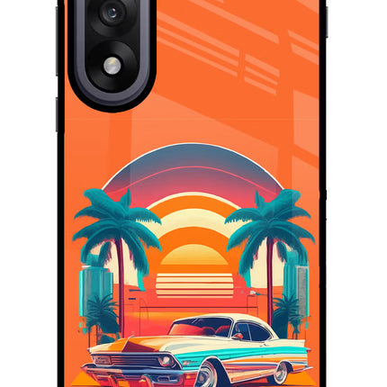Palm Drive 80s OnePlus Nord 5 Glass Case