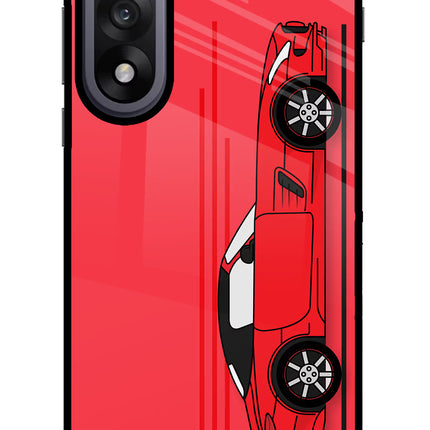 Red Velocity OnePlus Nord 5 Glass Case