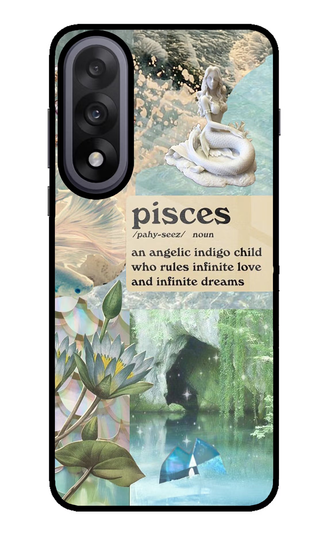 Pisces Zodiac OnePlus Nord 5 Glass Case Back Cover by Casekaro